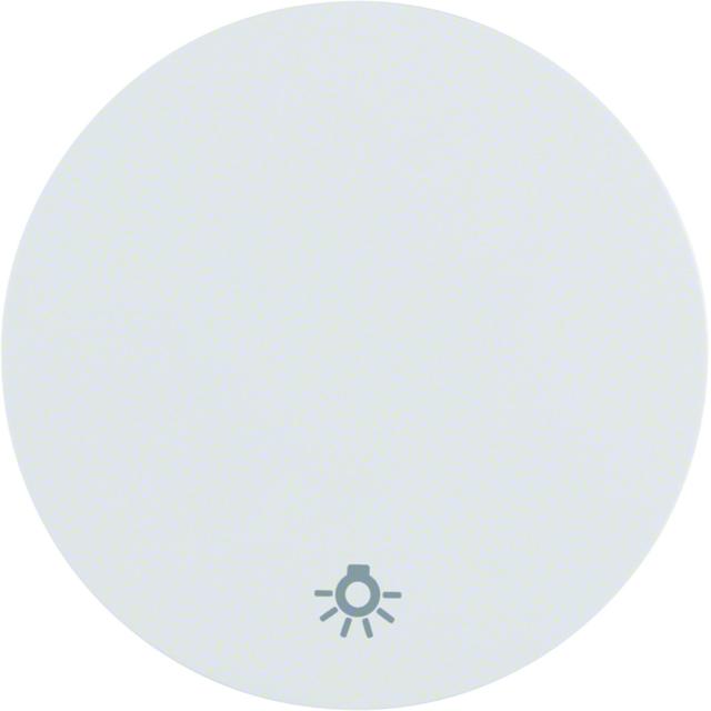 BERKER R.1/R.3 Klawisz nadrukowany symbol światło do łącznika klaw. pojedyncza biały 16202079 HAGER