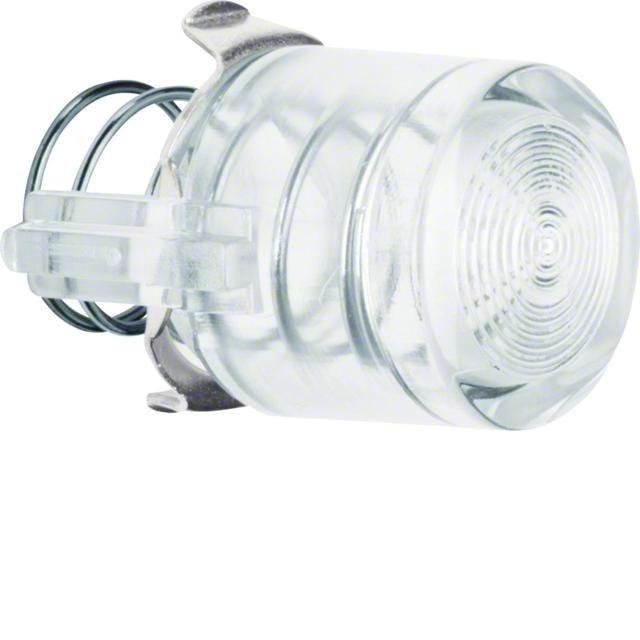 Serie 1930/Glas Przycisk do łącznika i sygnalizatora E10 jasny przezroczysty Berker 122902 WTF5285T HAGER