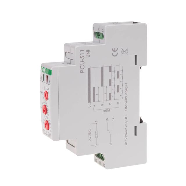 Przekaźnik czasowy styk 1Z/R 12-264V PCU-511UNI F&F