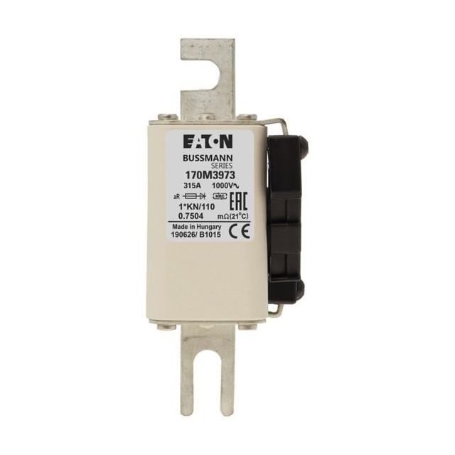 315A 1000V 1*KN/110 aR INDICATOR FUSE Wkładka szybka 315A AC 1000V compact DIN 1 43x61x138 170M3973