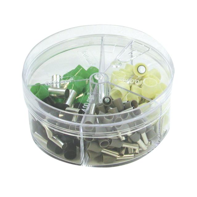 Asortyment końcówek tulejkowych izol. w poj. plas