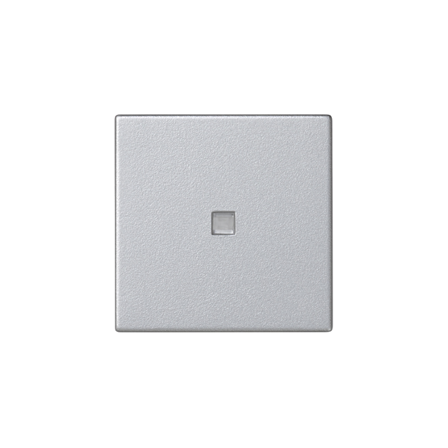 Simon Connect Klawisz 45x45 łącznika zwiernego z podświetleniem aluminium