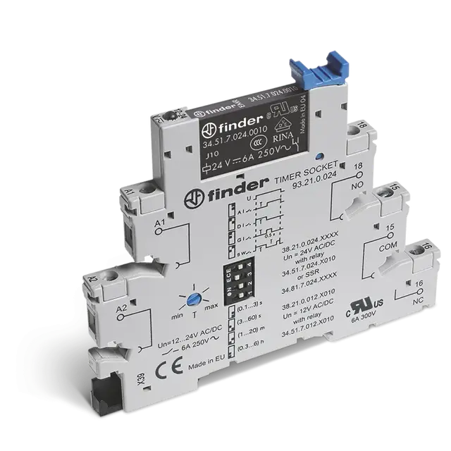 Przekaźnik interfejsowy SSR 1 Z; 6A; ster. 24V AC/DC; wyjście 1,5…33V DC, 38.21.0.024.9024