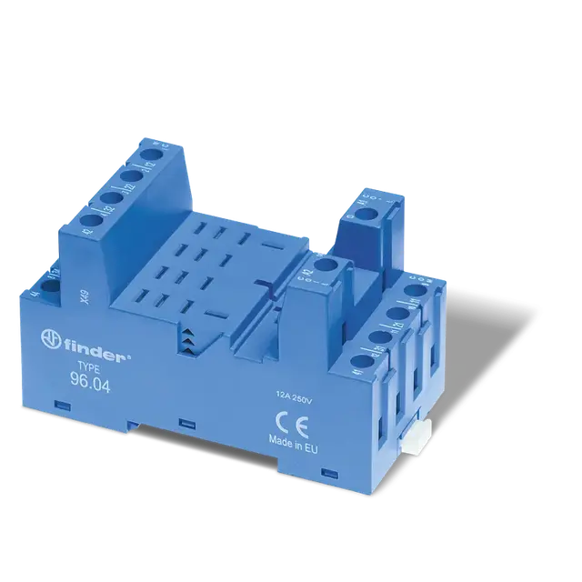 Gniazdo do przekaźników serii 56.34; zaciski śrubowe;, 96.04 SMA