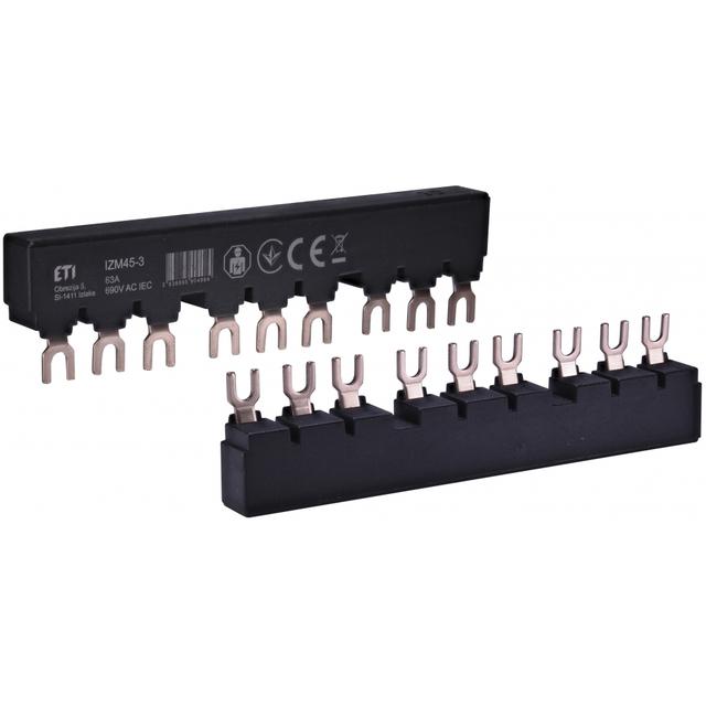 IZM45-3 Izolowana szyna łączeniowa (do 3xMPE25)