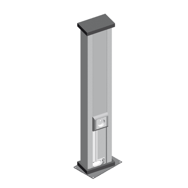 Słupek instalacyjny Grubość 1,00 mm SI700 910915 BAKS