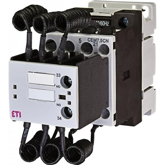 Stycznik kondensatorowy CEM7,5CN.11-230V-50HZ 004643800 ETI