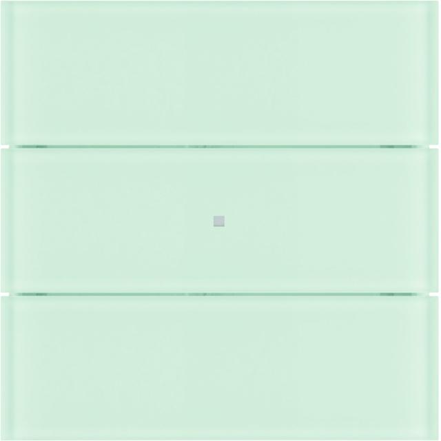 BERKER B.IQ Przycisk potrójny komfort szkło białe 75163590 HAGER