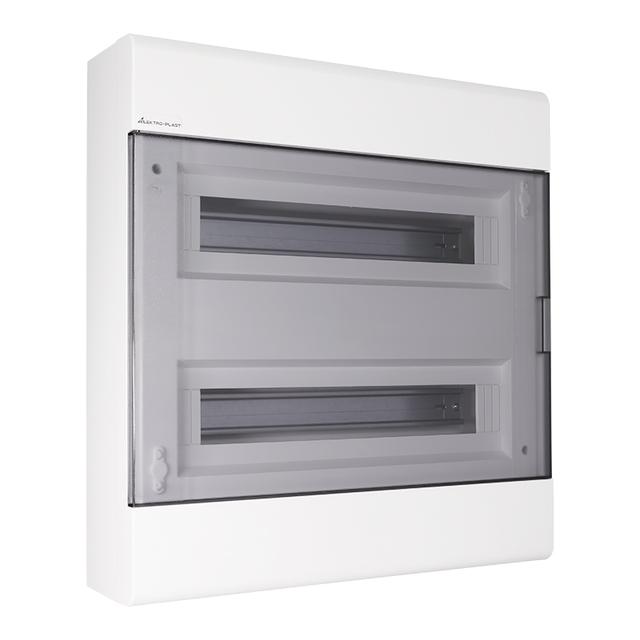 Rozdzielnica natynkowa 2x18 IP40 SRn-36/2 N+PE drzwi transparentne 1.88 OPATÓWEK