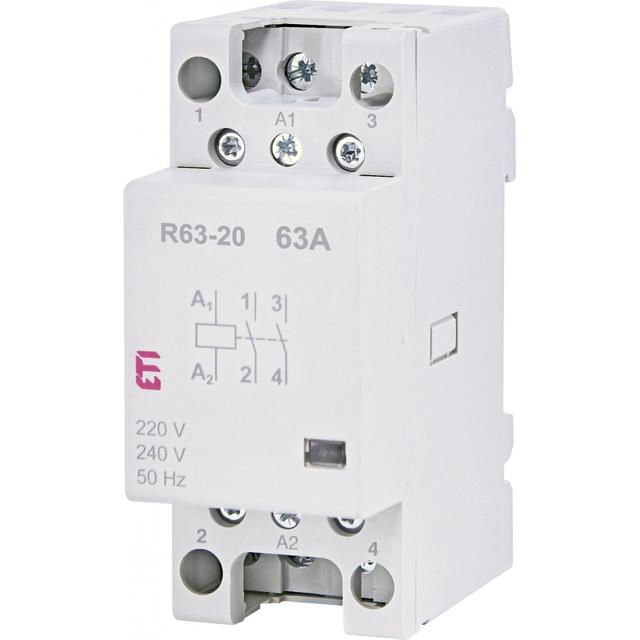 Stycznik modułowy 40A 2Z 2M 2P R 40-20 24V 002463491 ETI