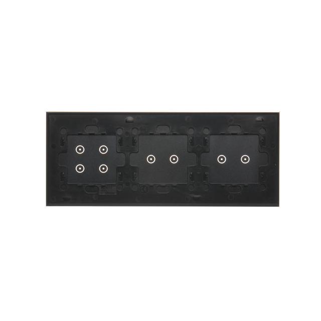 Simon 54 Touch Panel dotykowy S54 Touch 3 moduły 2 pola dotykowe poziome+2 pola dotykowe poziome+4 p