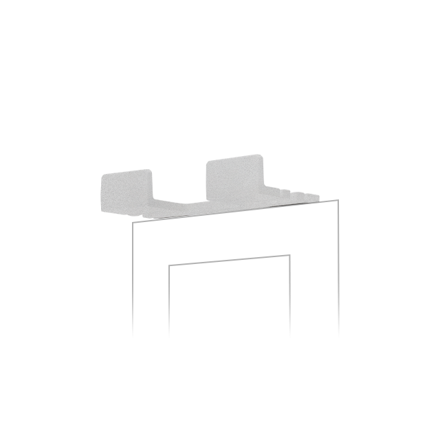 Simon 55 Podstawka na telefon do ramek Line Aluminium mat