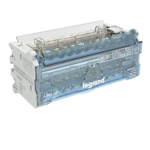 Modułowy Blok Rozdzielczy 6M 2P 100A - 10 Zacisków 400402 LEGRAND