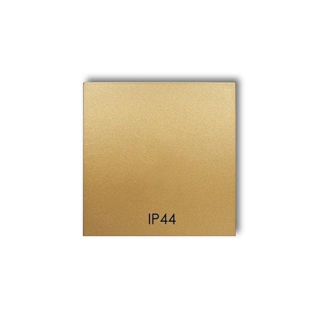 MINI Klawisz pojedynczy do łączników IP44 złoty