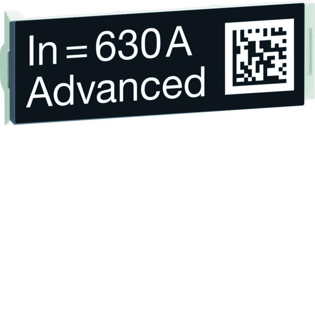 ACB HW2/4 Wtyczka z oznaczeniem znamionowym wyłącznika 630A Advanced HWW705H HAGER