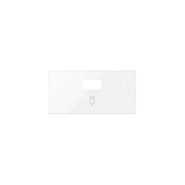 Simon 100 Pokrywa do gniazda USB pojedynczego (mechanizm 1/2) biały 10001091-130 KONTAKT