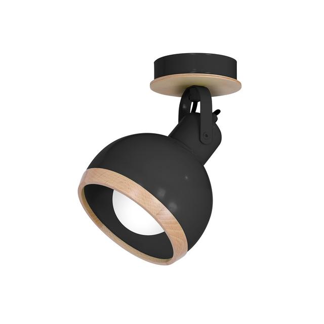 kinkiet Oval Black E27 MLP8657 Milagro