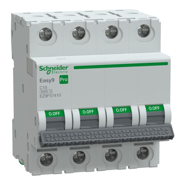 Wyłącznik nadprądowy Easy9 PRO 6kA 4P C10A EZ9F57410 Schneider