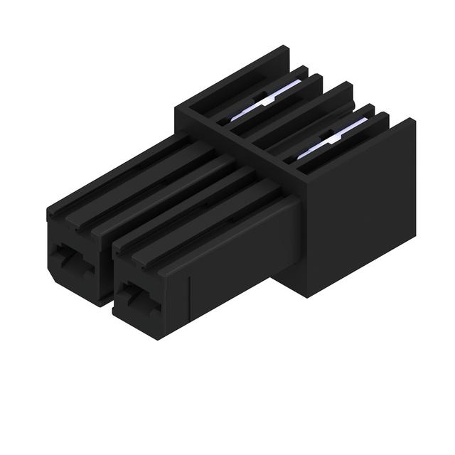 BVL 7.62HP/02/90 3.5SN BK BX Wtyk PCB (złącze wiązki), 7.62 mm, Liczba biegunów: 2, kąt odejścia: 90° /100szt./ 1928280000 WEIDMÜLLER