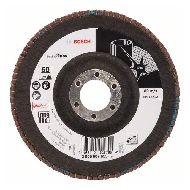 FLAP DISC BEST F/INOX 125MM P60