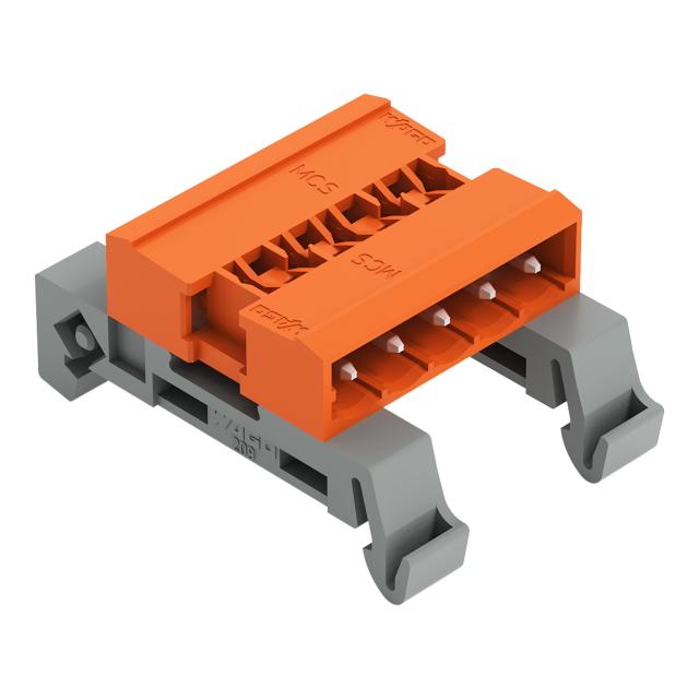 MCS-MIDI Classic wtyk dwustronny 5-bieg. pomarańczowy raster 5,08 mm /50szt./ WAGO