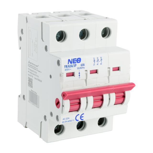 Rozłącznik izolacyjny modułowy 3P 63A DL 1P 63A FR/63A/3P 87.110 OPATÓWEK 87.110 OPATÓWEK