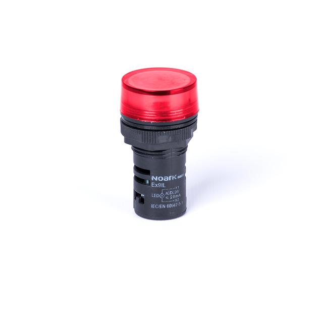 Ex9IL 1R r 12V AC/DC Pulpitowa lampka sygnalizacyjna kształt trapezoidalny czerwona 12V AC/DC