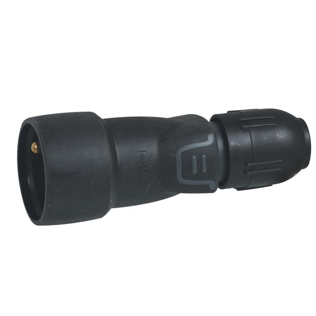 GNIAZDO WTYCZKOWE PRZENOŚNE GUMOWE 2P+Z - 16 A - IP44 - IK08 - WSKAŹNIK NAPIĘCIA, Legrand