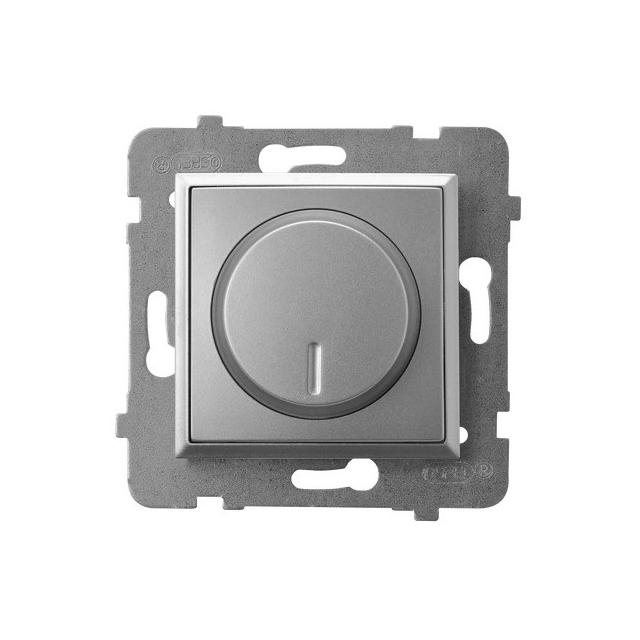 ARIA Ściemniacz przyciskowo-obrotowy przystosowany do obciążenia żarowego i halogenowego - kolor sre