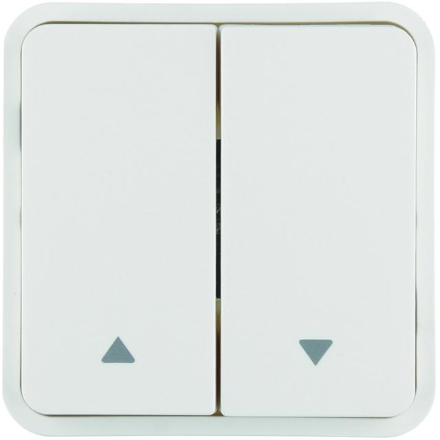 W.1 Klawisz 2-krotny podwójny z nadrukiem symbolu 2 strzałek do modułu KNX IP55 biały Berker WNT982B HAGER