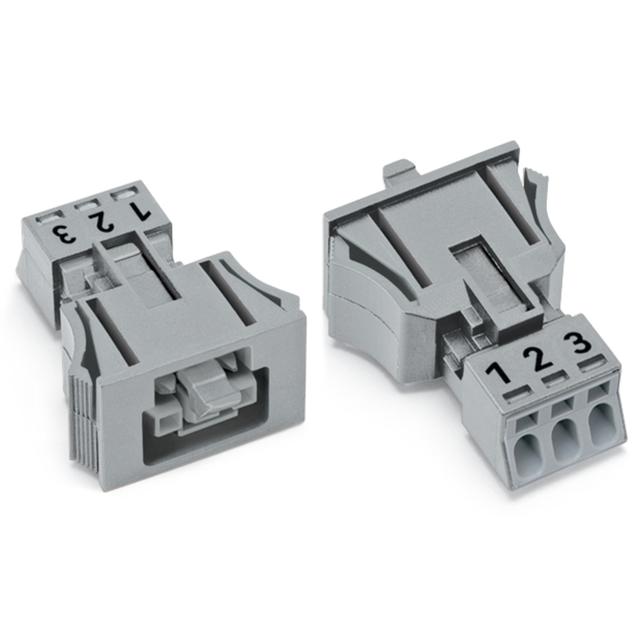 WINSTA MINI gniazdo 3-torowe SnapIn szare