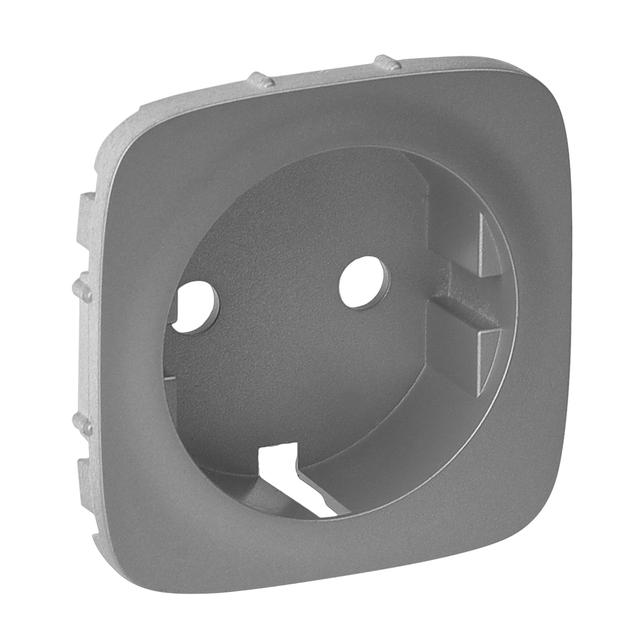 Valena Allure Plakietka Aluminium Gniazda Pojedynczego Schuko 755207 LEGRAND