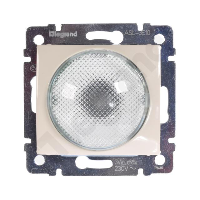 VALENA SYGNALIZATOR KREM - KLOSZ TRANSPARENTNY, Legrand