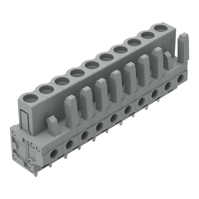 MCS-MIDI Classic gniazdo 10-bieg. szare raster 5 mm /50szt./ WAGO