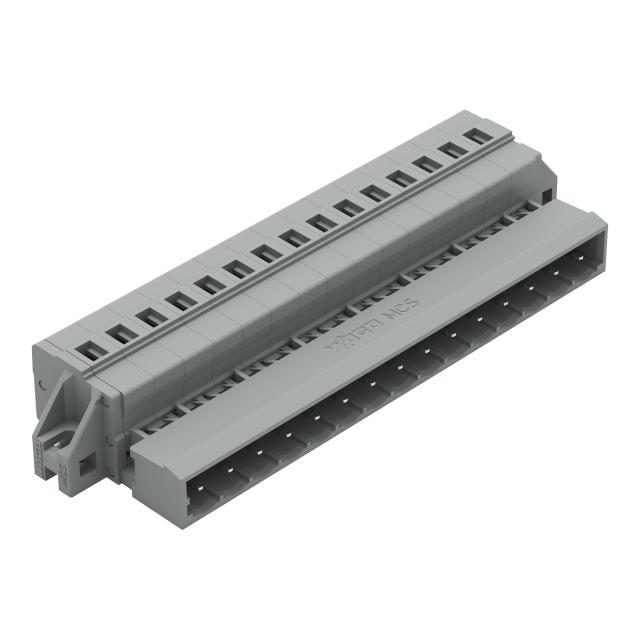 MCS-MIDI Classic wtyk 15-bieg. szary raster 5 mm /25szt./ WAGO
