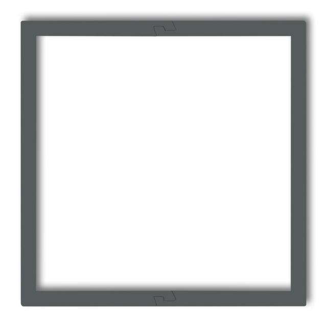 Ramka wypełniająca pojedyncza DECO grafitowy mat 28DRW-1 KARLIK