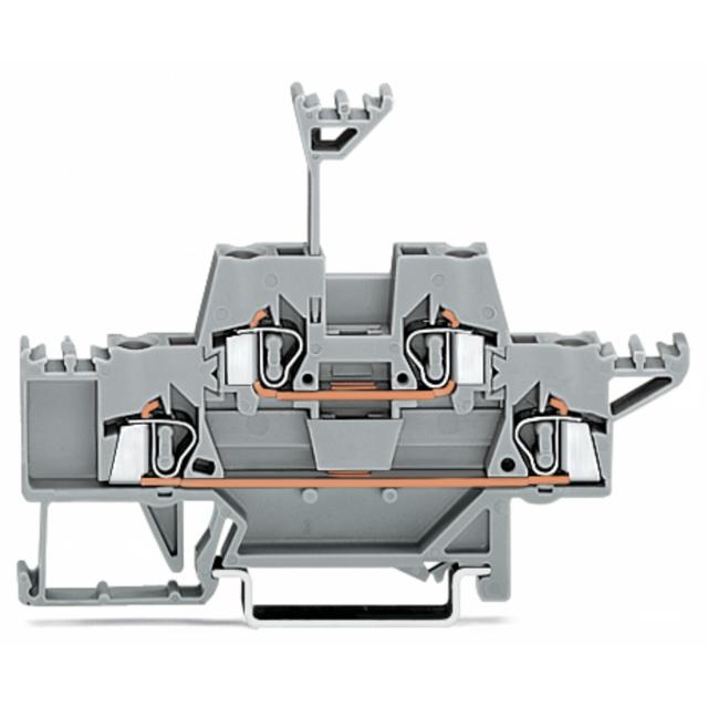 Złączka szynowa 2‑piętrowa 2,5mm2 L / L szara 280‑513 /50szt./ WAGO