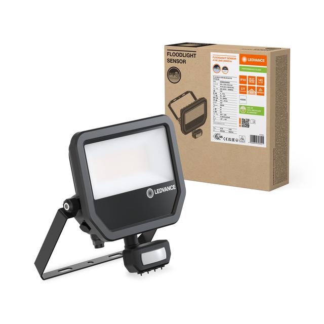 Naświetlacz LED z czujnikiem ruchu FLOODLIGHT 27W41W IP65 4000K 145lm czarny LEDVANCE