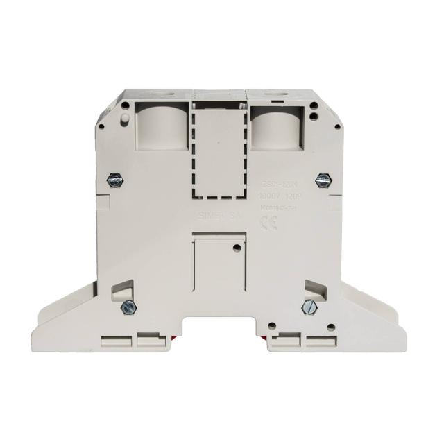 Złączka szynowa 2‑przewodowa 120mm2 szara NOWA ZSG 1‑120Ns 11953312 SIMET