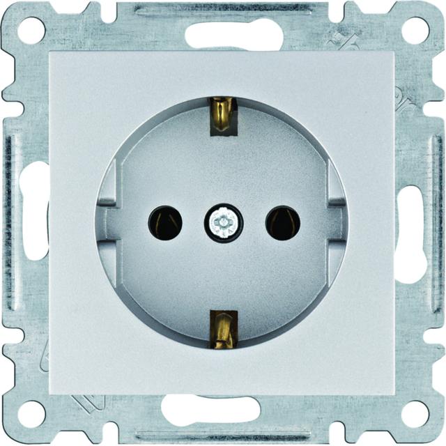 lumina Gniazdo SCHUKO, srebrny WL1052 HAGER