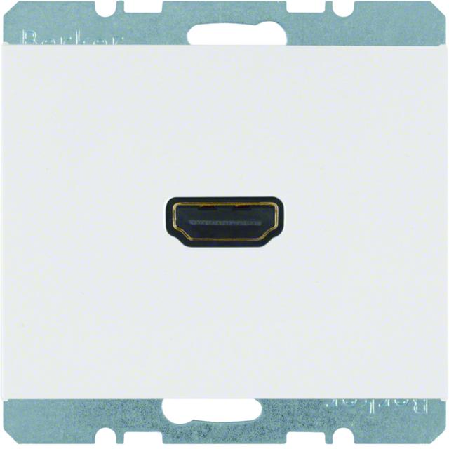 BERKER K.1 Gniazdo HDMI biały 3315427009 HAGER