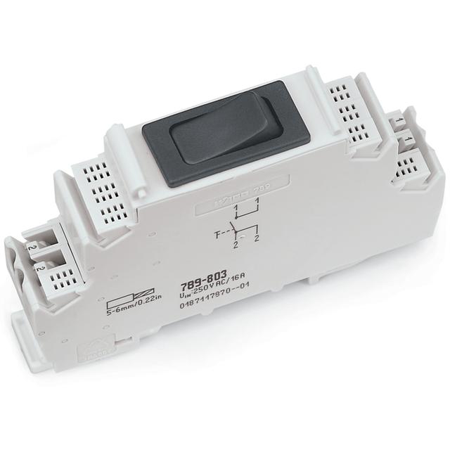 Moduł łącznika z wyłącznikiem napięcie łączeniowe 250V AC prąd łączeniowy 16A 789-803 WAGO