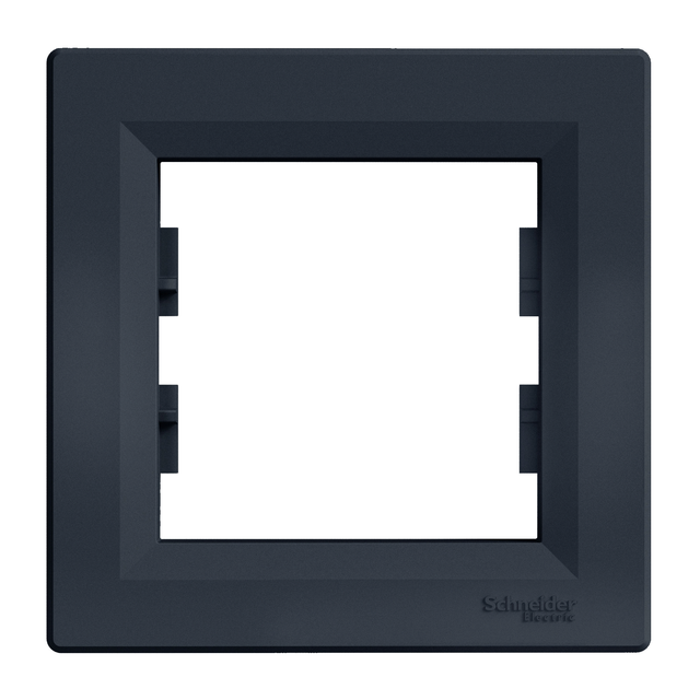 Asfora, ramka 1-krotna, pozioma, antracyt