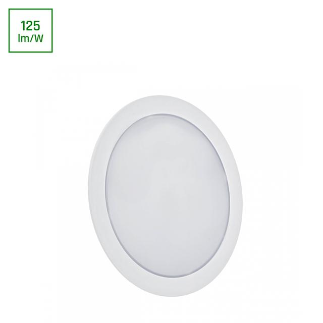 ALGINE ECO 2w1 NATYNK-PODTYNK DOWNLIGHT 12W NW 230V 110st IP20 IK06 170x35mm BIAŁY okrągła