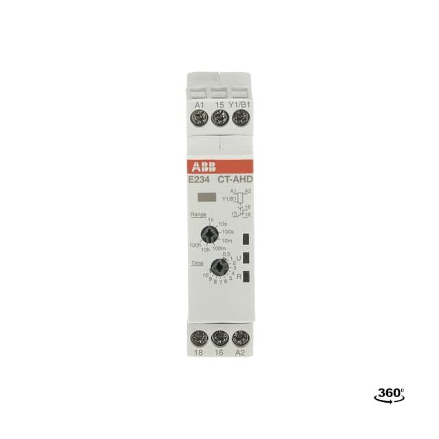 Przekaźnik czasowy CT-AHD.12 1c/o, 24-240VAC 24-48VDC