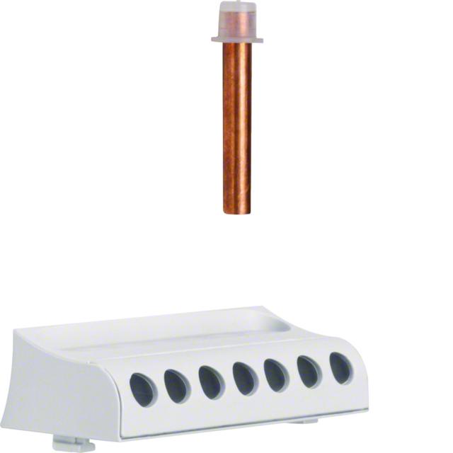 Blok rozdzielczy dodatkowy N 100A - 7 zacisków KJ07NB HAGER