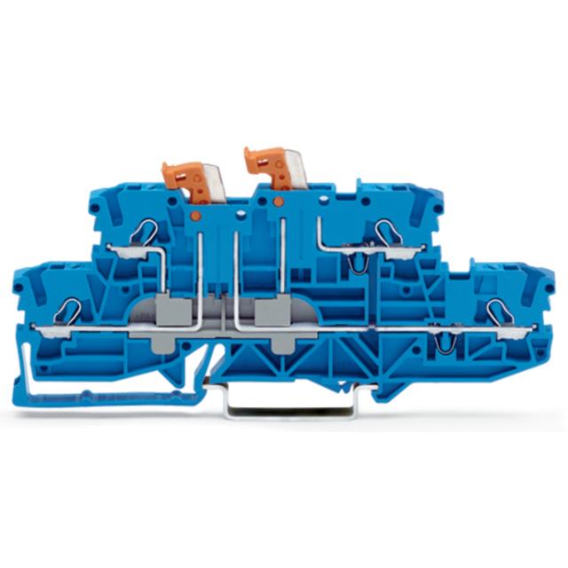 TOPJOBS złączka 2-piętrowa 2,5 mm2 rozłączalna niebieska