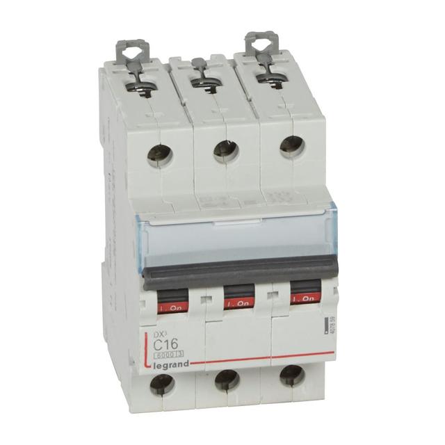 Wyłącznik Nadprądowy S 303 3P C16A 6kA DX3 407859 LEGRAND