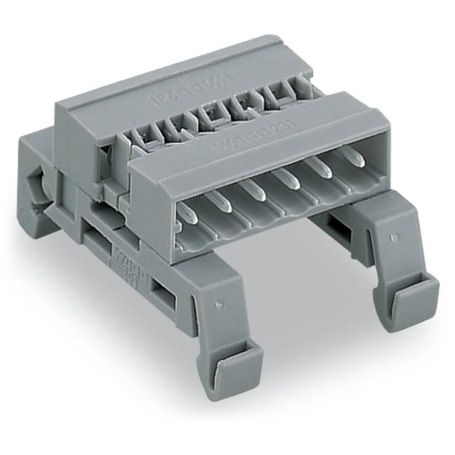 MCS-MIDI Classic wtyk dwustronny 4-bieg. szary raster 5 mm /50szt./ WAGO