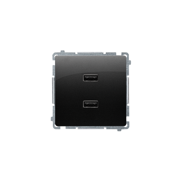 "Simon BASIC WB-MC2USBx-01-Y1Bx Ładowarka 2 x USB (moduł), 2.1 A, 5V DC, 230V
